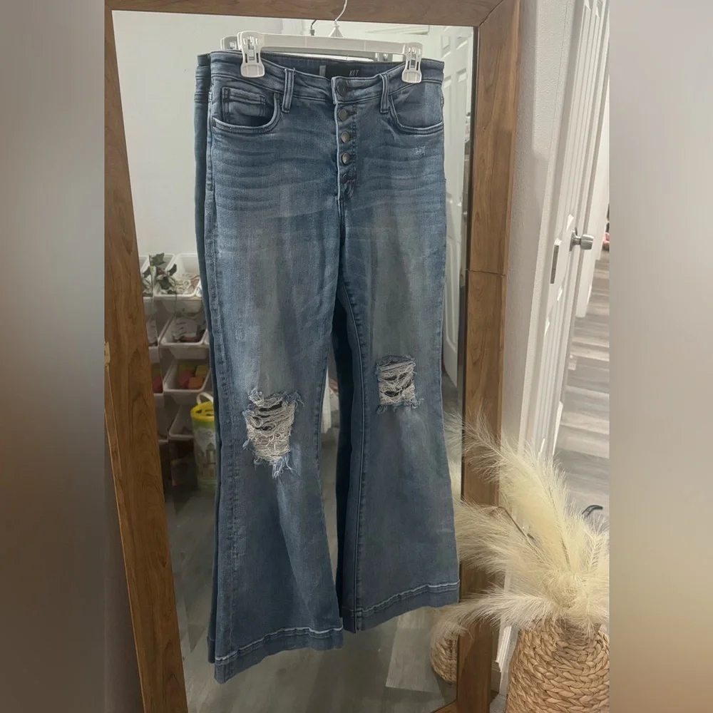 KUT FROM THE KLOTH Ana Ankle Flare Jean - Picture 2 of 4